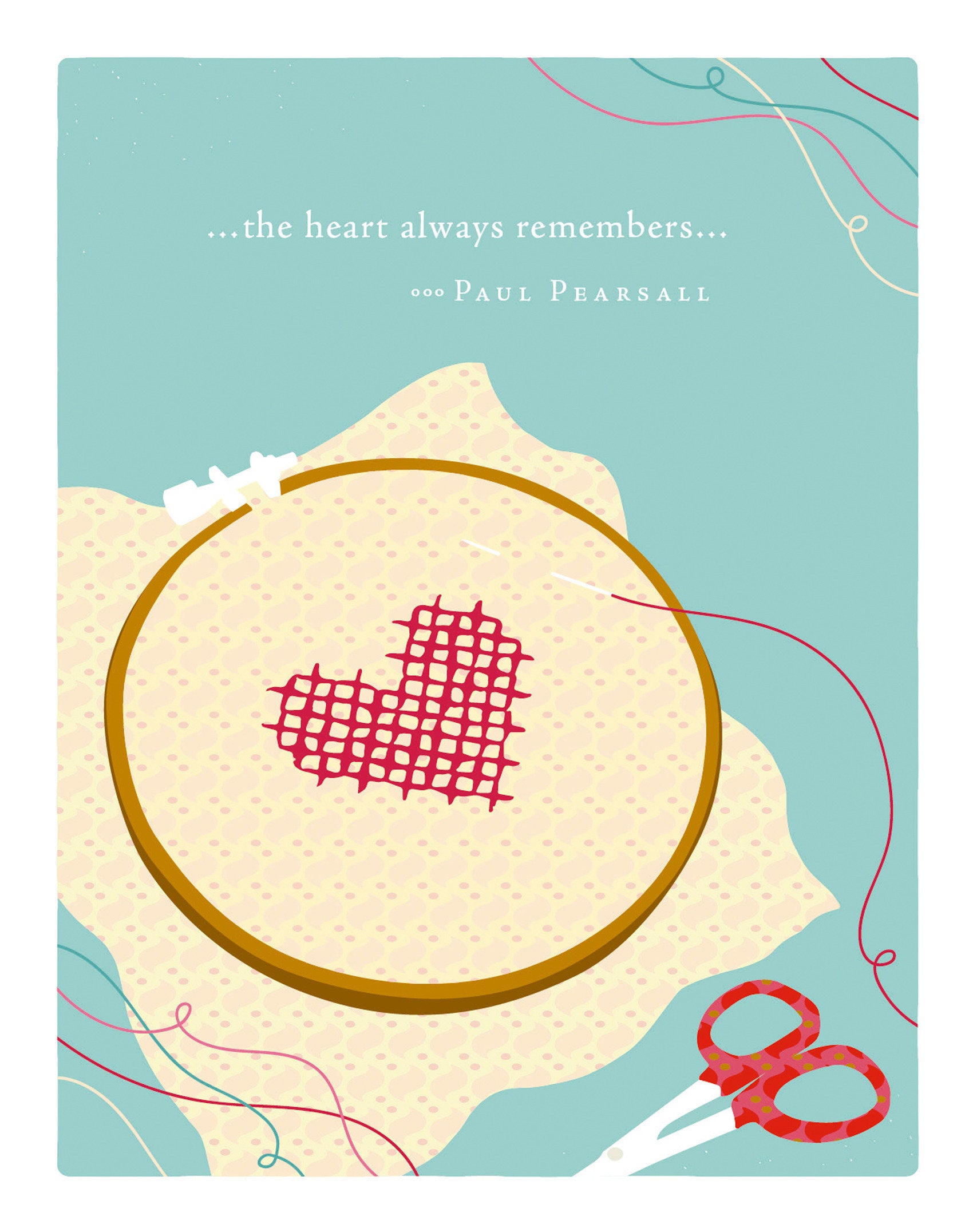 Positively Green Greeting Cards: Mom - The heart always remembers (Pack of 6)