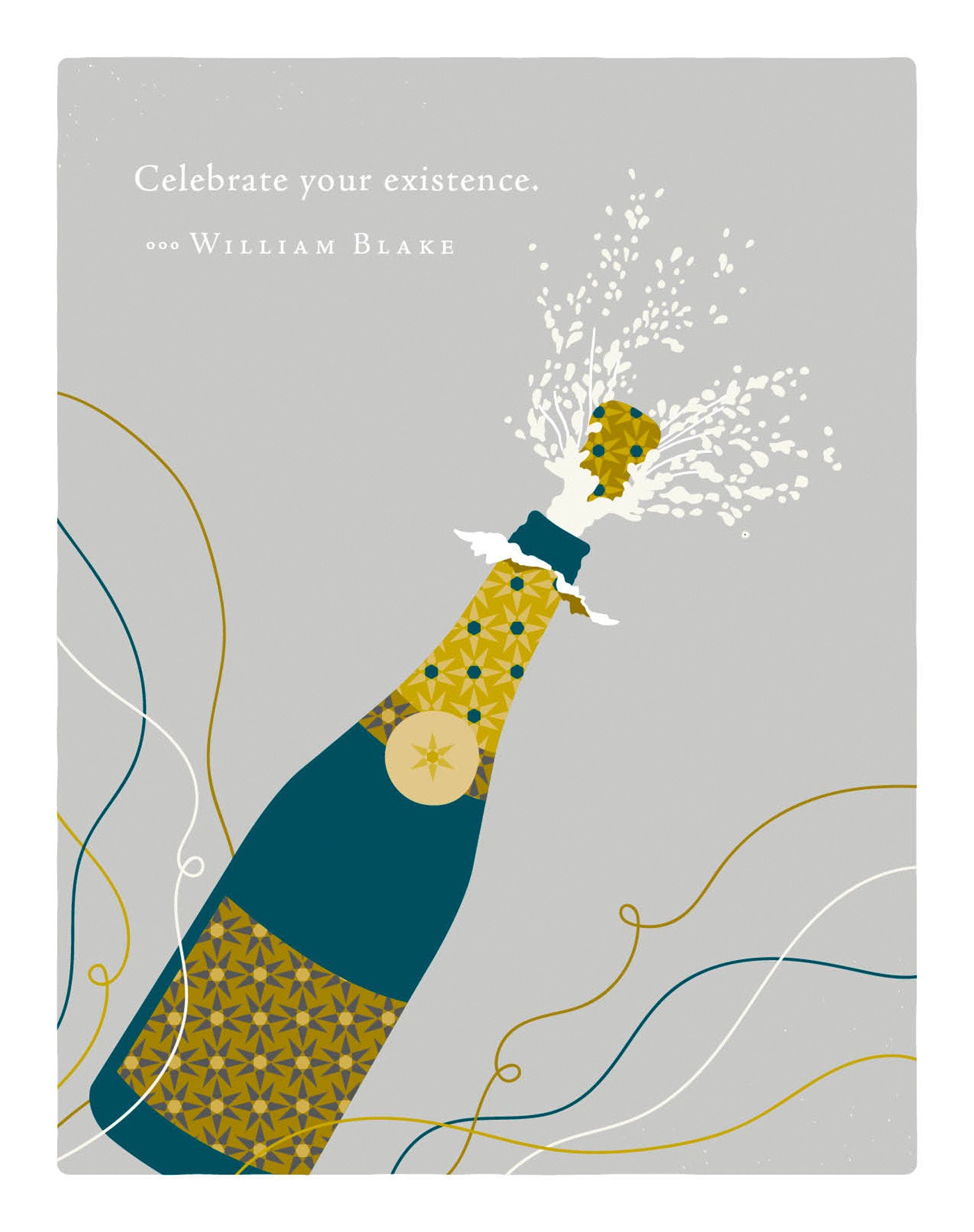 Positively Green Greeting Cards: Birthday - Celebrate your existence (Pack of 6)