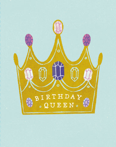 Love Muchly Greeting Cards: Birthday - Birthday queen (Pack of 6)