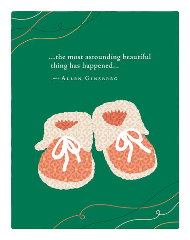 Positively Green Greeting Cards: Baby - The most astounding beautiful thing (Pack of 6)