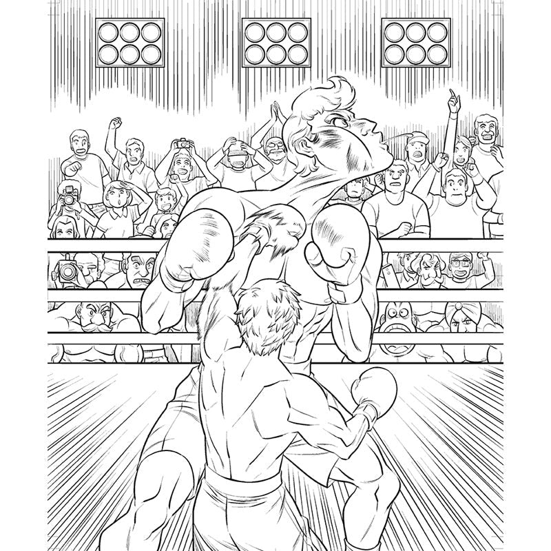Cutscenes: A Video Game Coloring Book inside page 2