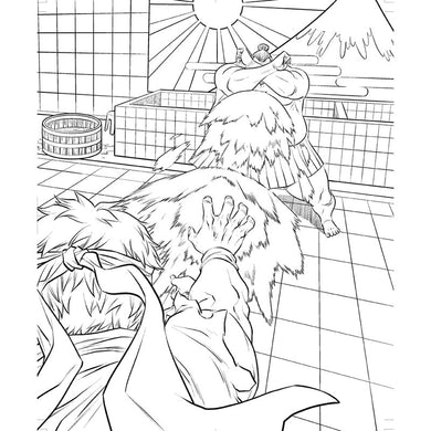 Cutscenes: A Video Game Coloring Book inside page 4