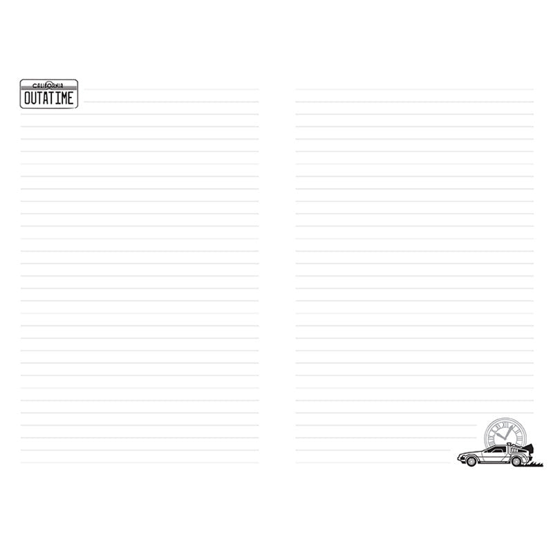Back to the Future: Time Machine Hardcover Journal inside page 4