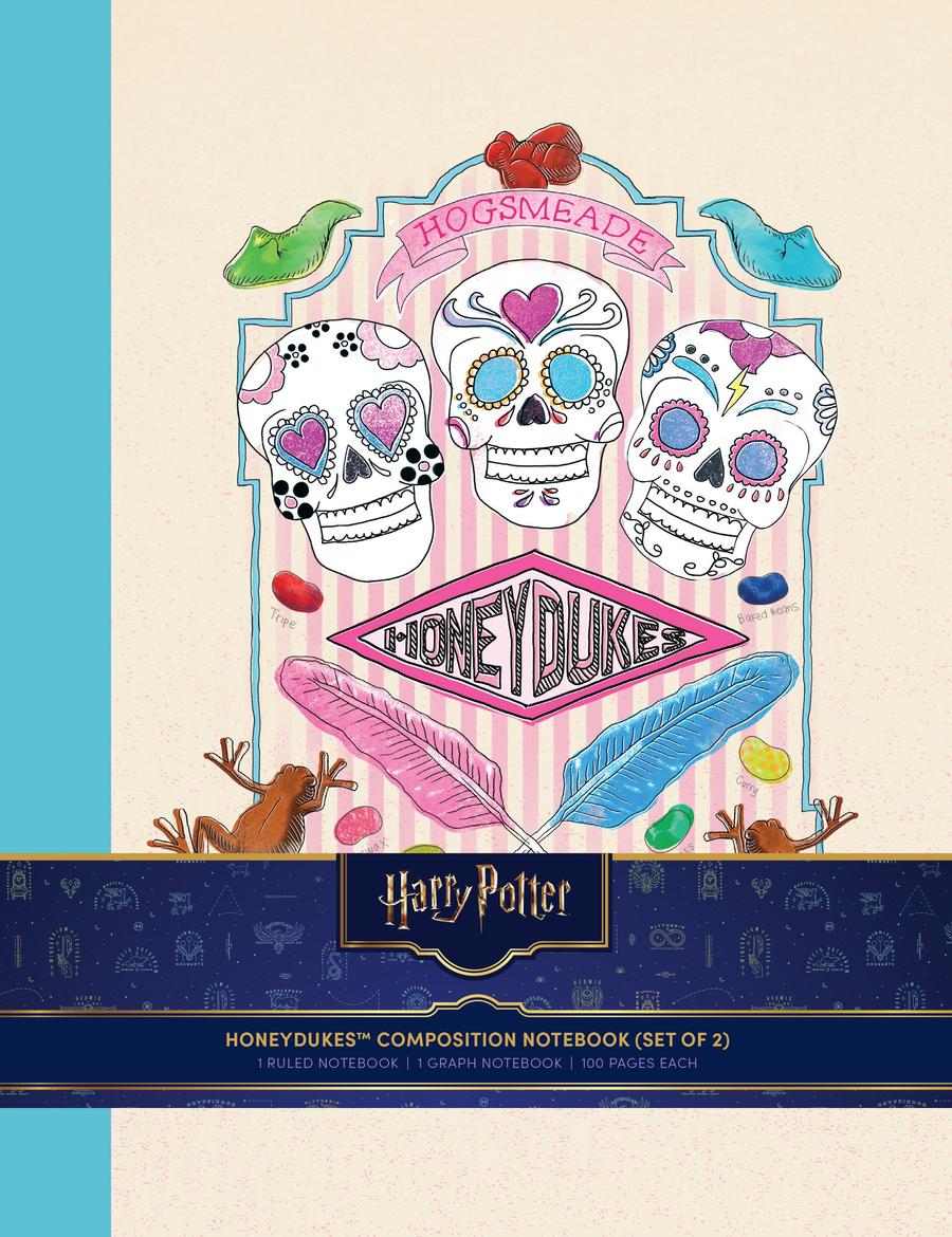 Harry Potter: Honeydukes Composition Notebook Set (Set of 2)-Society/ culture/ social sciences-買書書 BuyBookBook