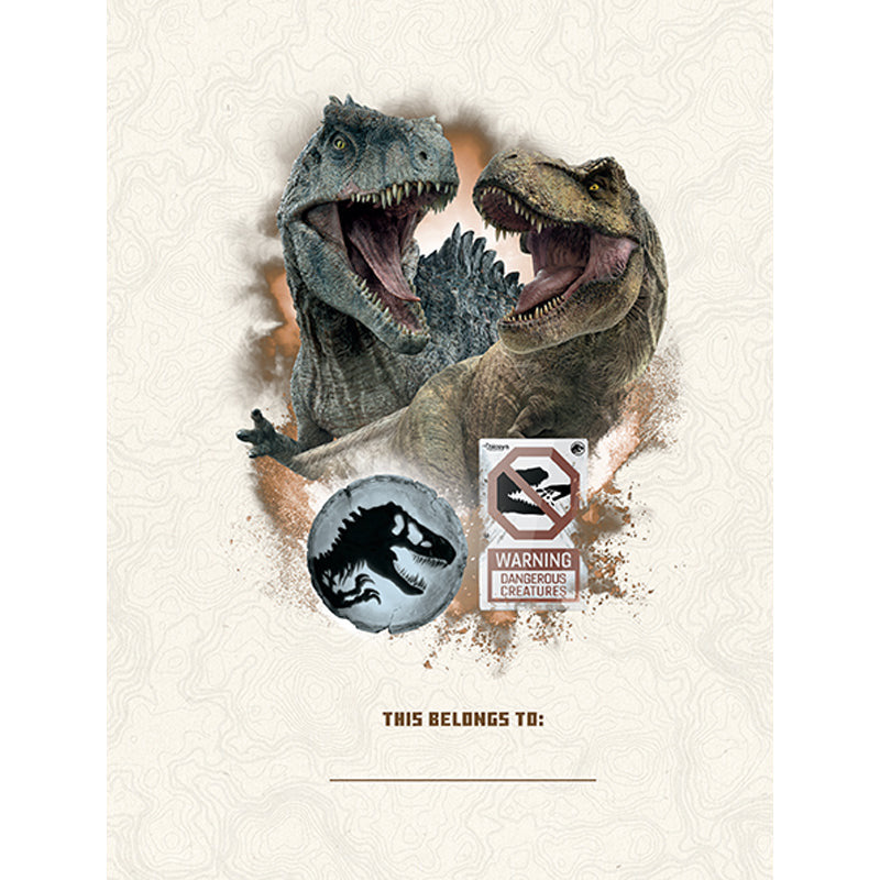 Jurassic World Spiral Notebook inside page 2