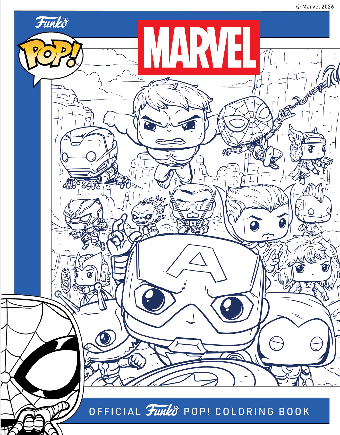 Marvel: The Official Avengers Funko POP! Coloring Book