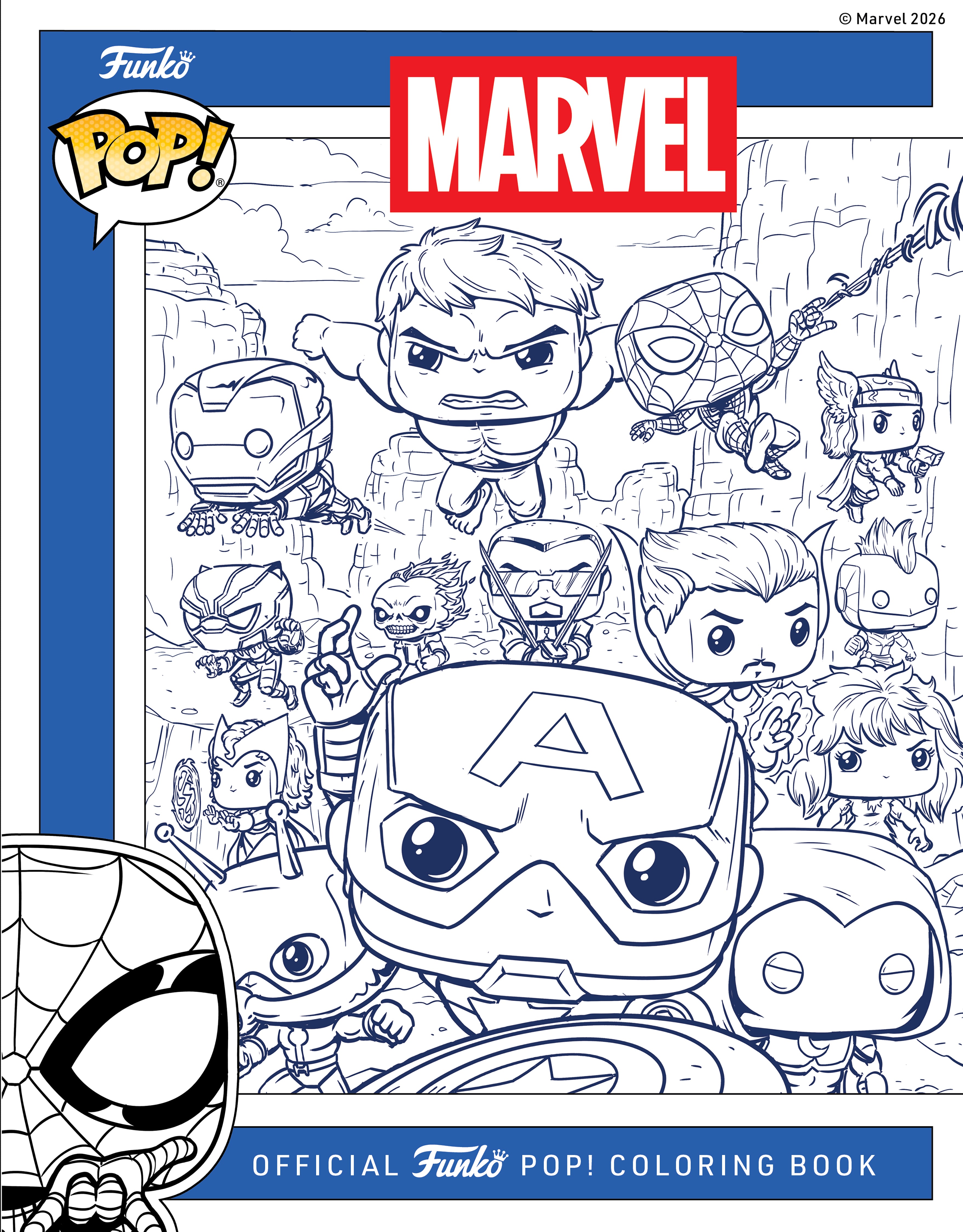 Marvel: The Official Avengers Funko POP! Coloring Book