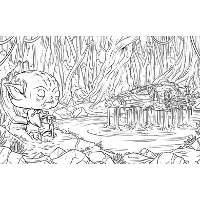 Star Wars: The Official Funko POP! Coloring Book inside page 7