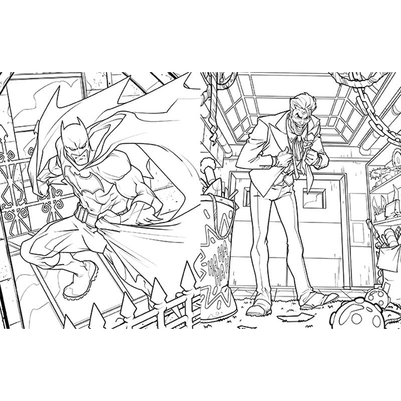 Batman Mini Coloring Set inside page 5