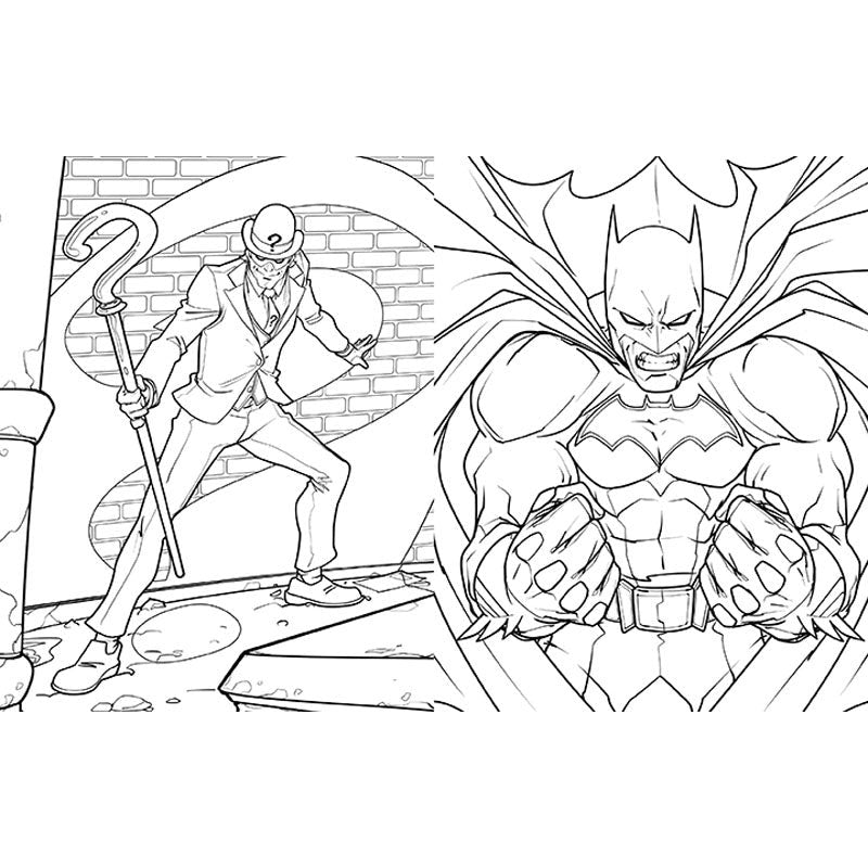 Batman Mini Coloring Set inside page 7