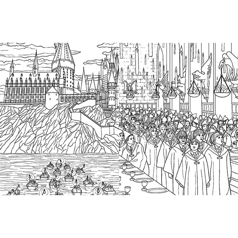 Harry Potter Mini Coloring Set inside page 5