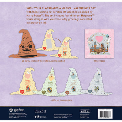 Harry Potter: Sorting Hat Scratch-Off Valentines inside page 2