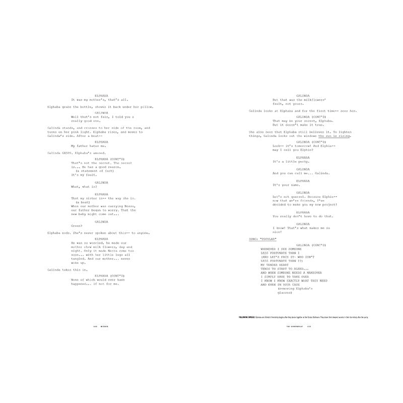 Wicked: The Complete Screenplay inside page 5