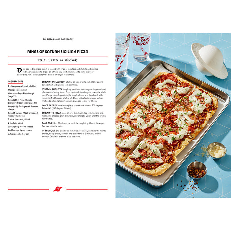 Pizza Planet Cookbook inside page 4