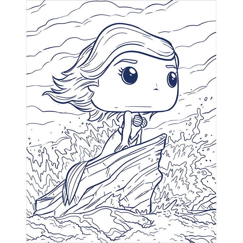 Disney Princess: The Official Funko POP! Coloring Book inside page 2