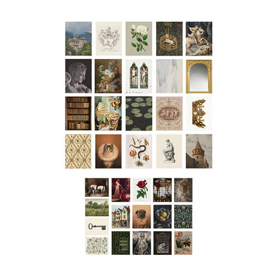 Vintage Castle Wall Collage Kit inside page 1