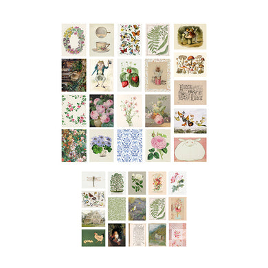 Vintage Cottage Wall Collage Kit inside page 1