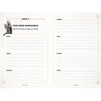 Star Wars: The Mandalorian Guided Journal inside page 1