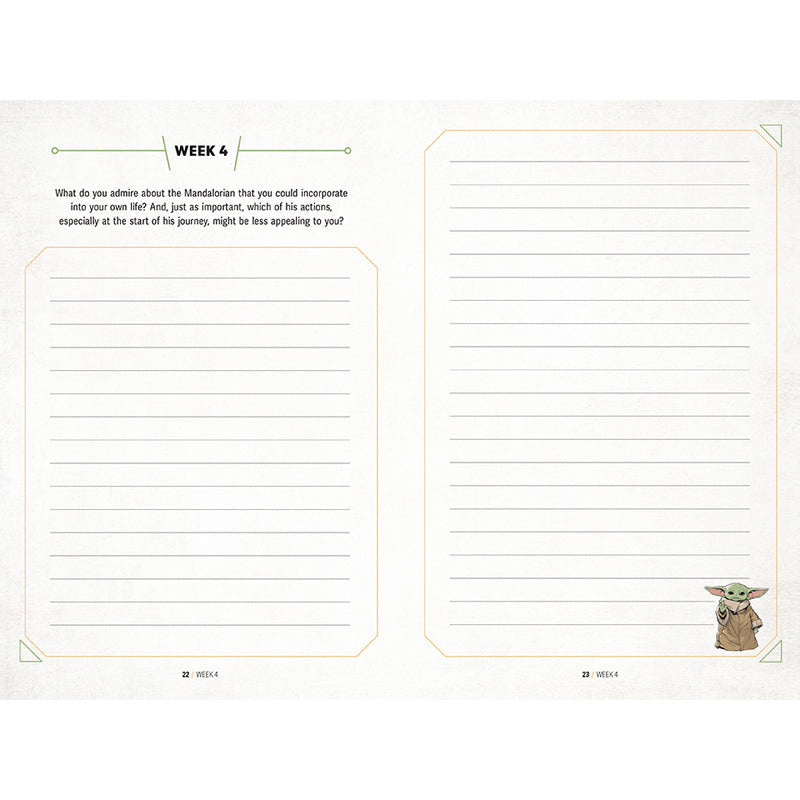 Star Wars: The Mandalorian Guided Journal inside page 2