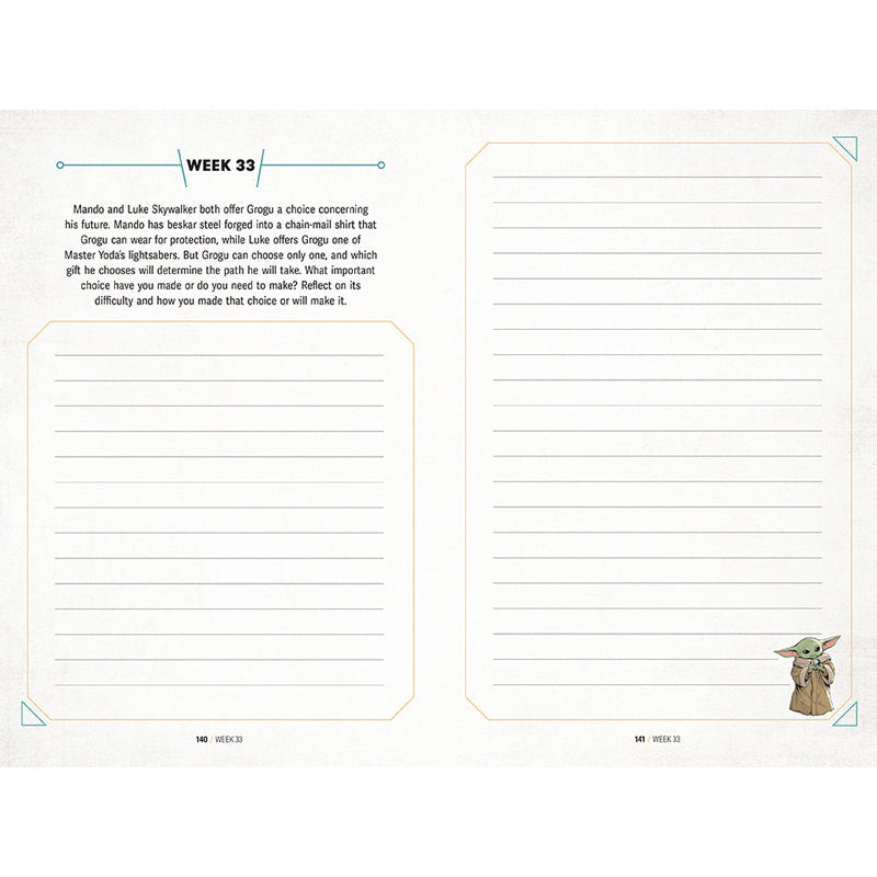 Star Wars: The Mandalorian Guided Journal inside page 4
