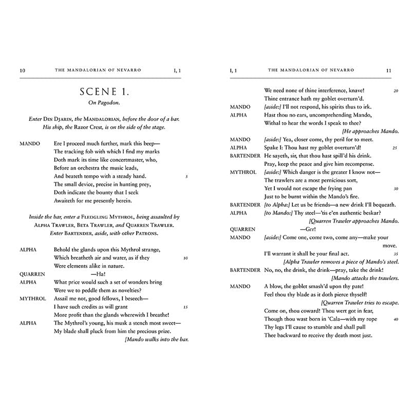 William Shakespeare’s Star Wars: The Mandalorian of Nevarro inside page 4