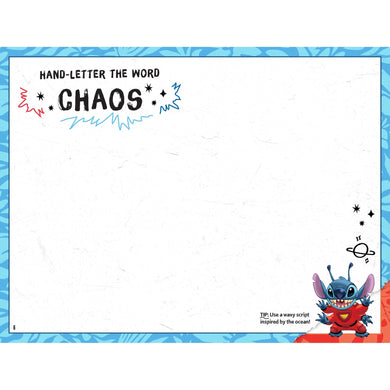 Disney Stitch: A Creative Chaos Journal inside page 1