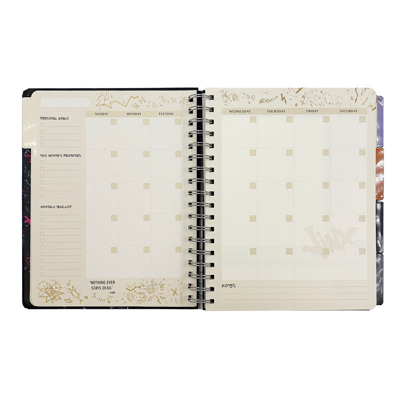 Arcane 12-Month Undated Planner inside page 3