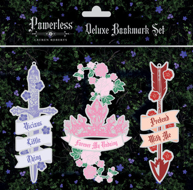 Lauren Roberts: Powerless Trilogy Deluxe Bookmark Set (Set of 3)