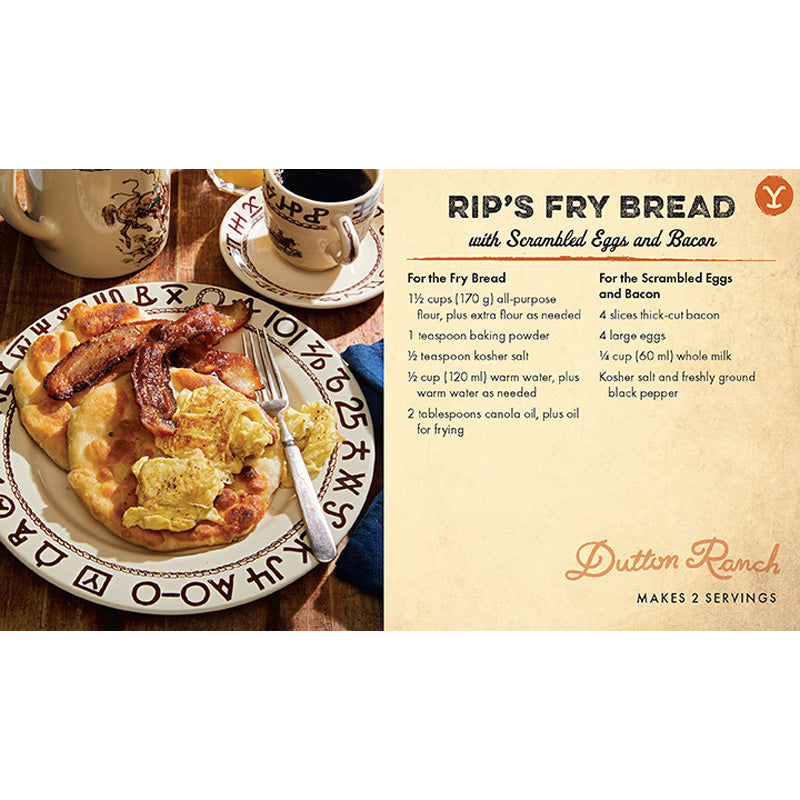 Yellowstone: The Official Dutton Ranch Recipe Cards (Wooden trunk set) inside page 5