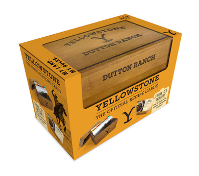 Yellowstone: The Official Dutton Ranch Recipe Cards (Wooden trunk set)