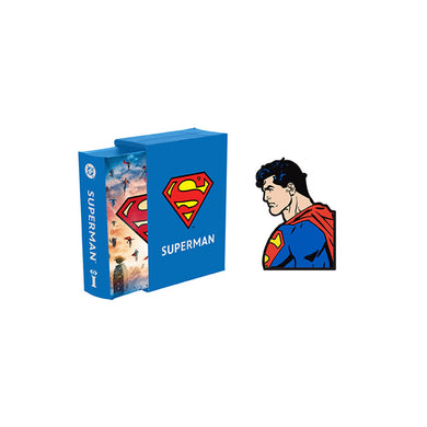 DC Comics: Superman Tiny Book and Pin Set inside page 1
