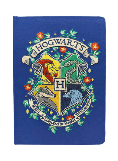 Harry Potter: Hogwarts Crest Embroidered Journal