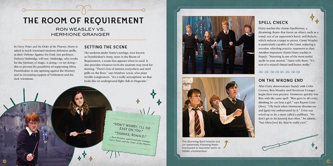 Harry Potter Wizard Duels: A Movie Scrapbook inside page 3