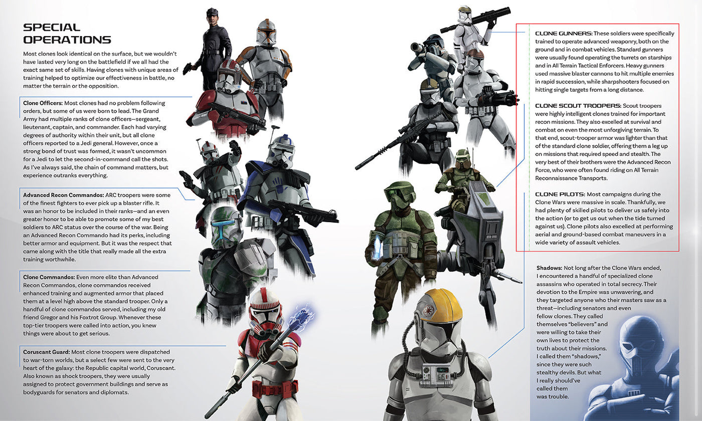 Star Wars: The Secrets of the Clone Troopers inside page 3