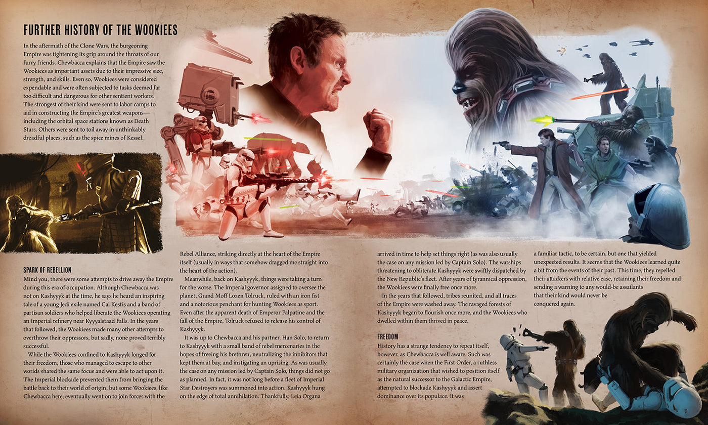 Star Wars: The Secrets of the Wookiees inside page 1