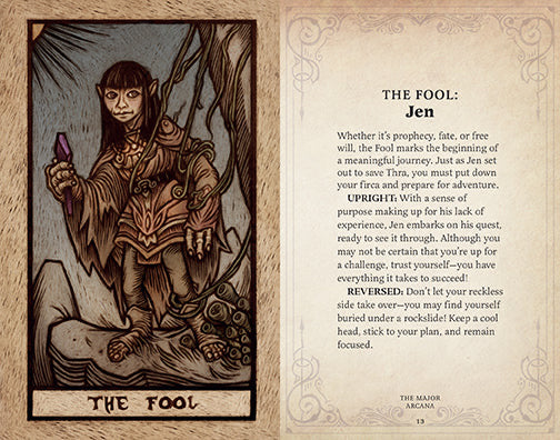 The Dark Crystal Tarot Deck and Guidebook inside page 1