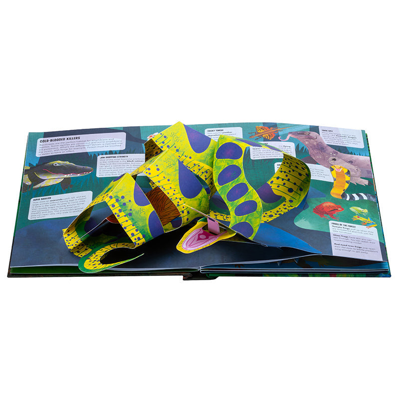 Paws, Claws, and Snapping Jaws Pop-Up Book inside page 2