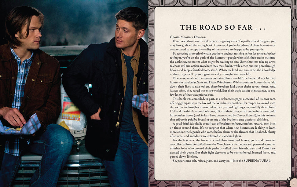 Supernatural: The Official Cocktail Book inside page 1