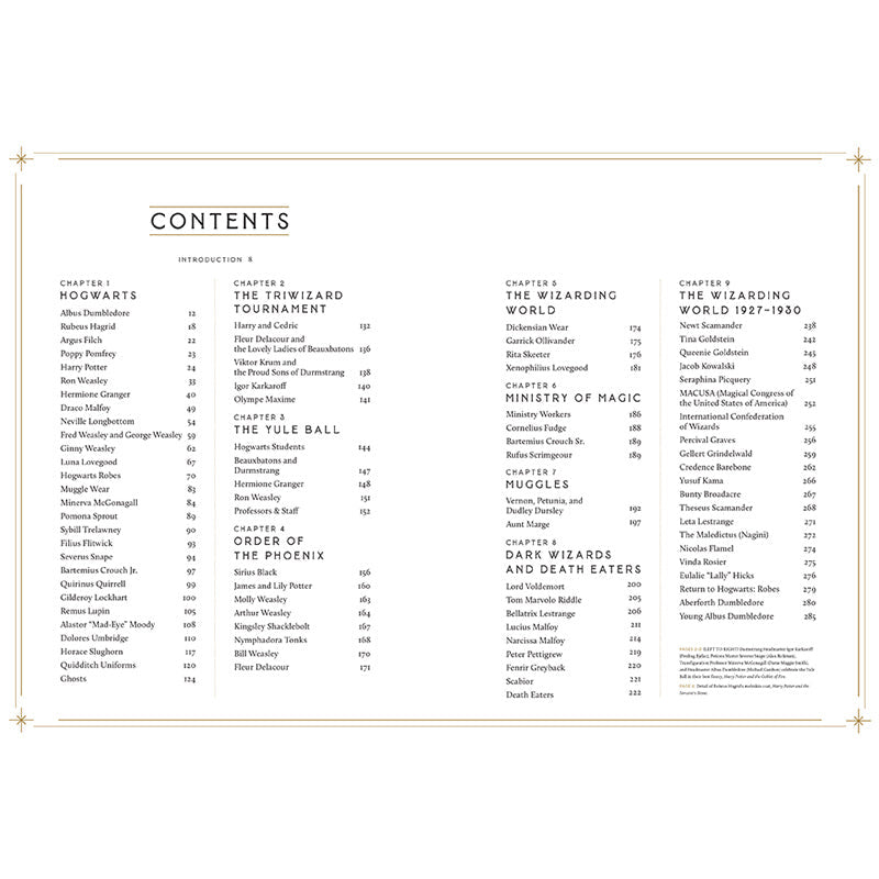 Harry Potter: Costumes of the Wizarding World inside page 1