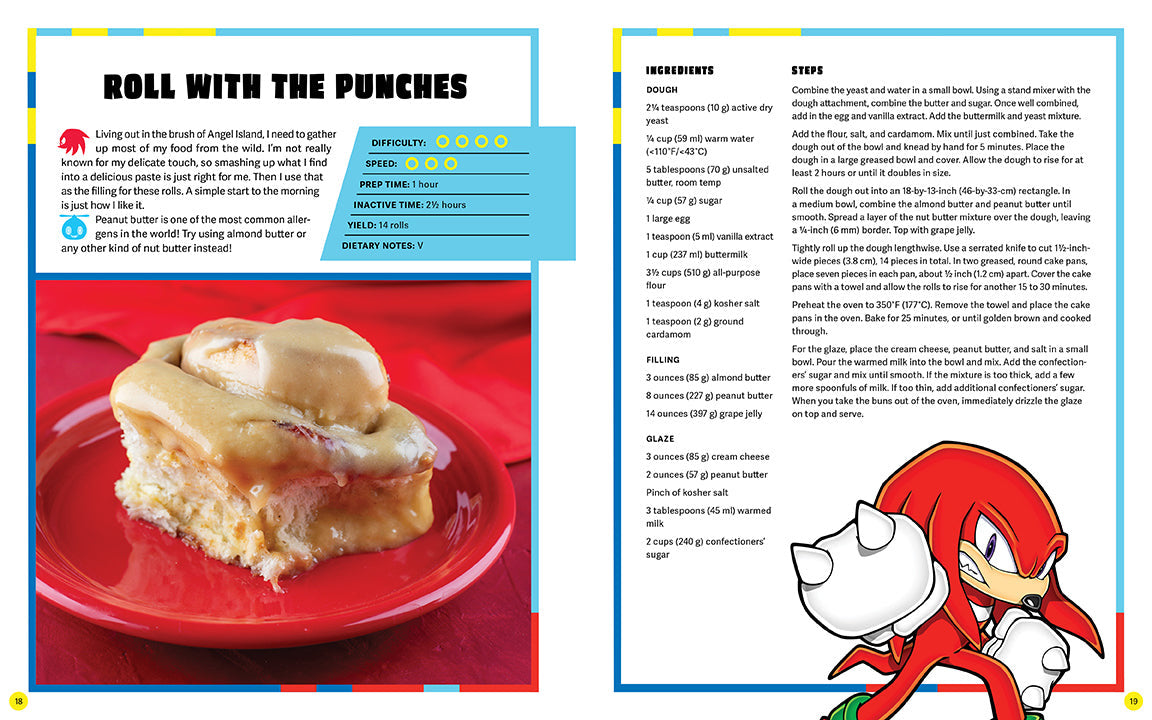 Sonic the Hedgehog: The Official Cookbook inside page 2