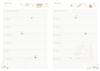Harry Potter: Floral Fantasy Planner Notebook Collection (Set of 3) inside page 3