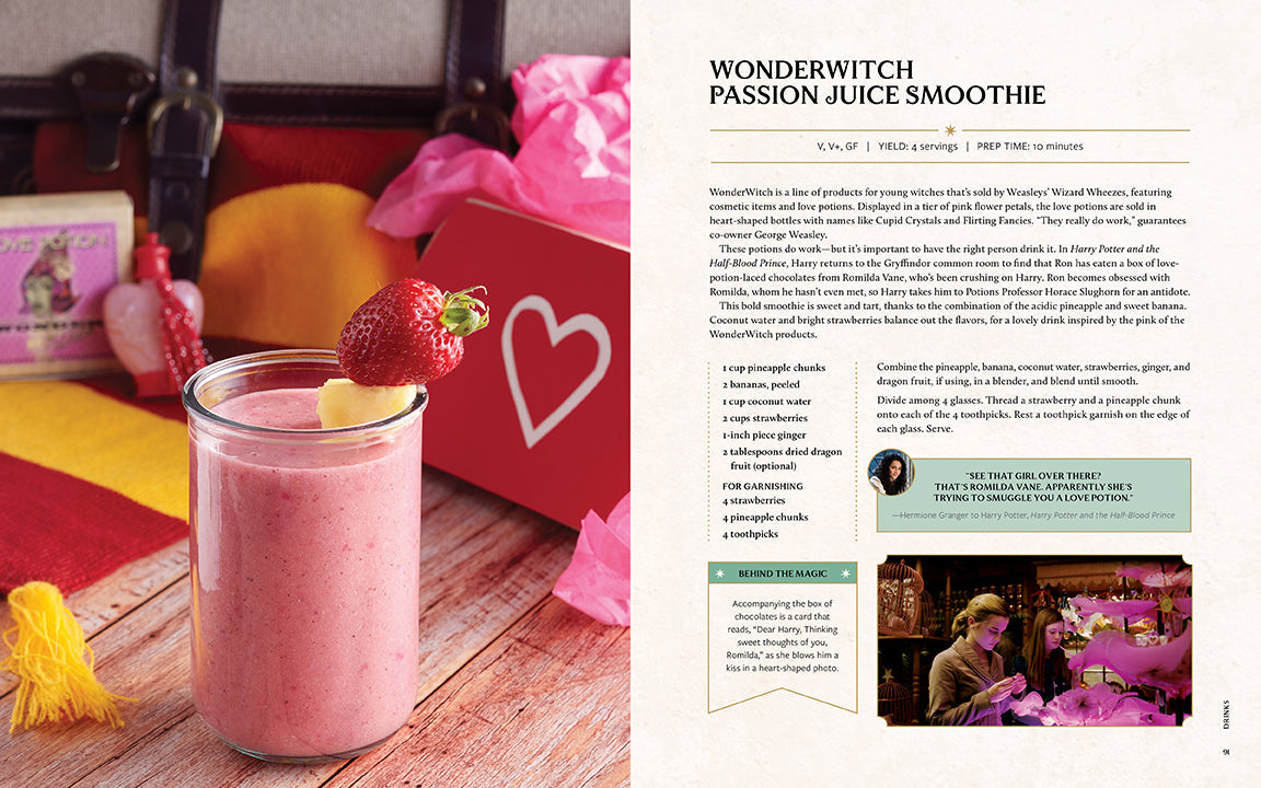 Harry Potter and Fantastic Beasts: Official Wizarding World Cookbook inside page 2