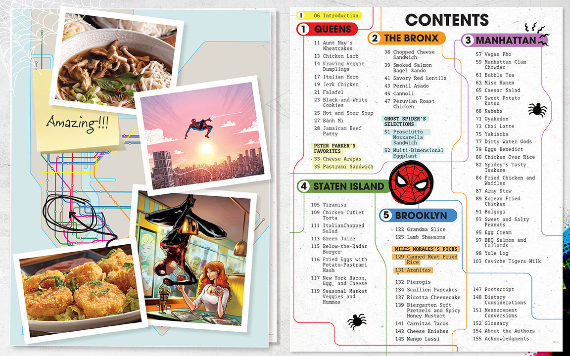 Marvel: Spider-Man: The Official Cookbook inside page 1