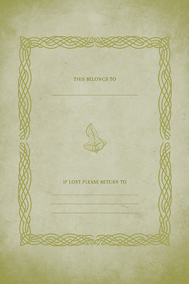 Lord of the Rings: One Ring Journal with Charm inside page 1