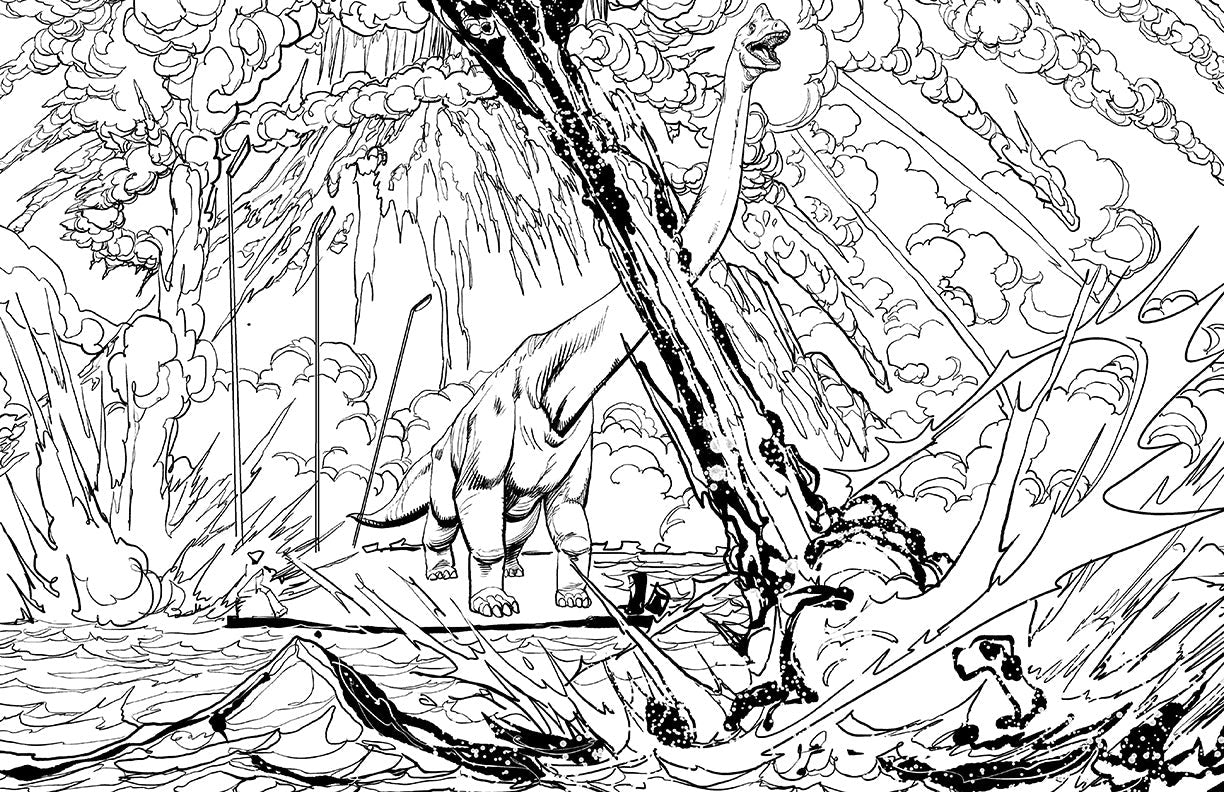Jurassic World: The Official Coloring Book inside page 3