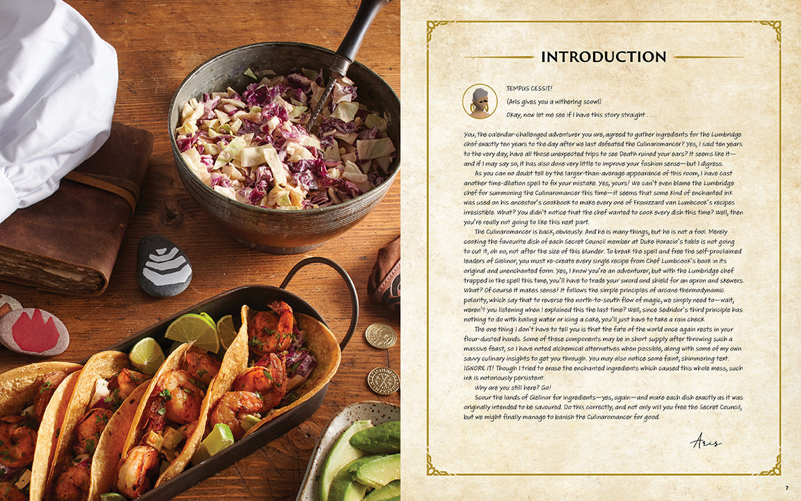 RuneScape: The Official Cookbook inside page 1
