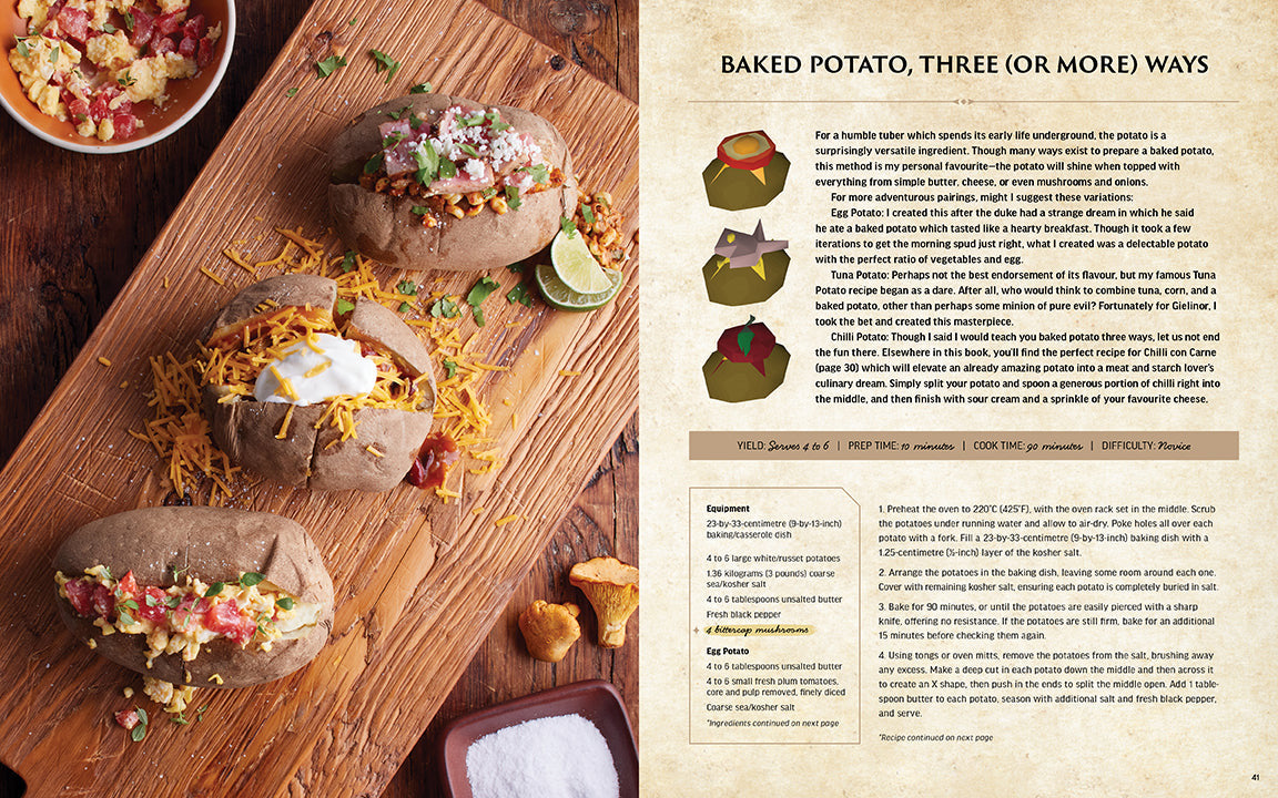 RuneScape: The Official Cookbook inside page 2