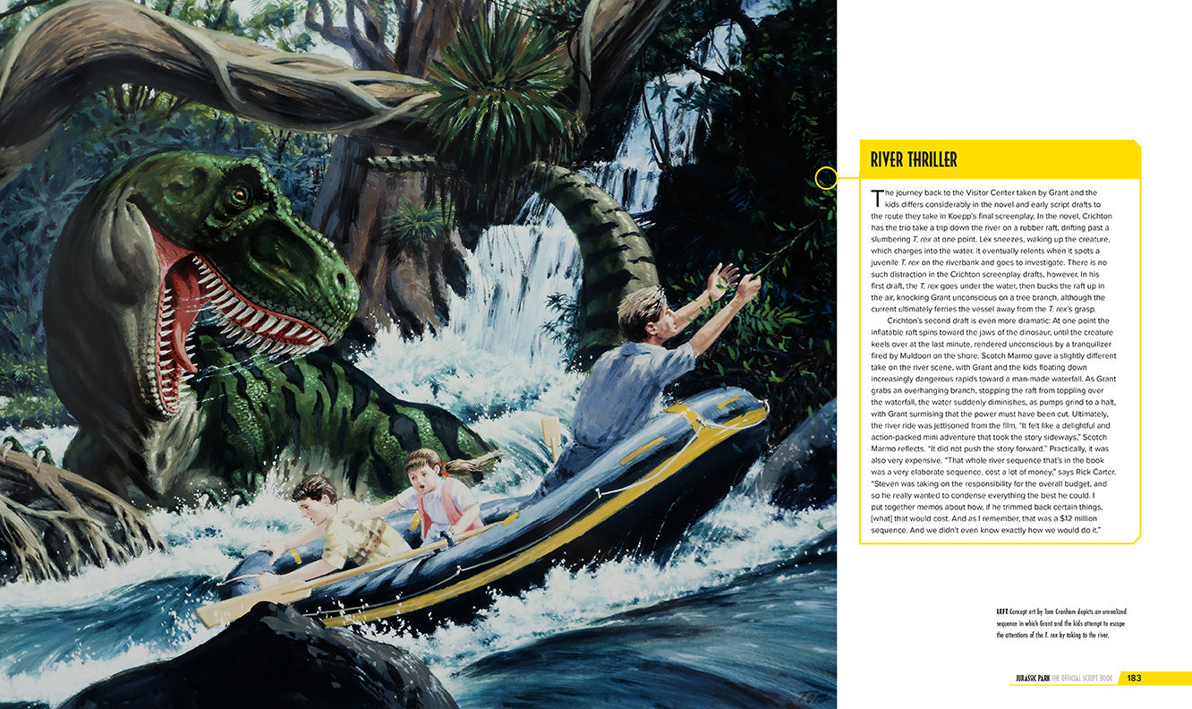 Jurassic Park: The Official Script Book inside page 4