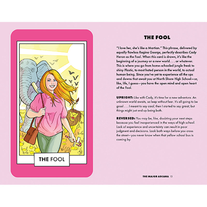 Mean Girls Tarot Deck and Guidebook inside page 5