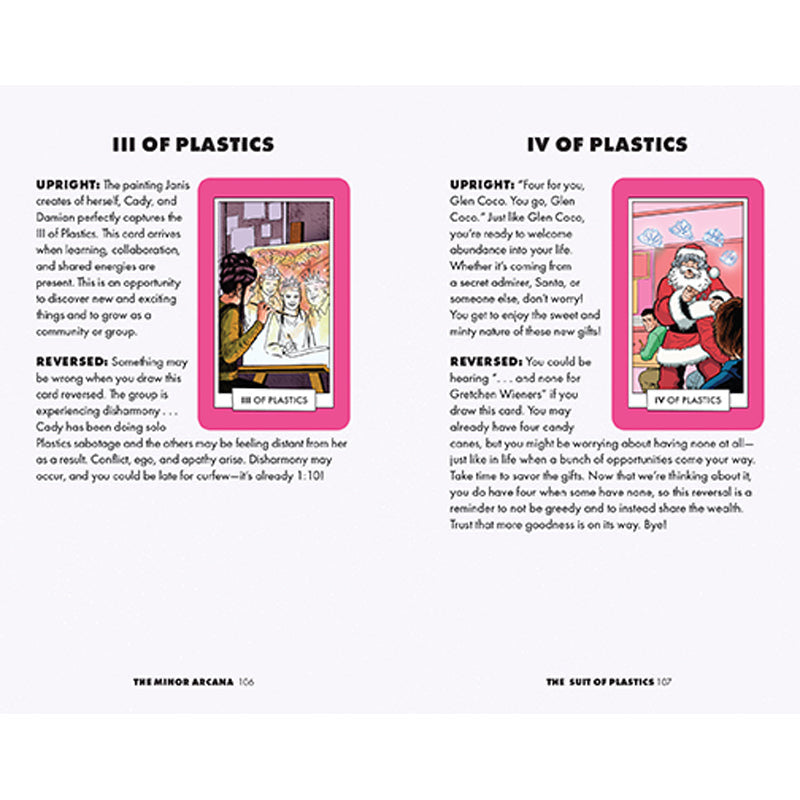 Mean Girls Tarot Deck and Guidebook inside page 8
